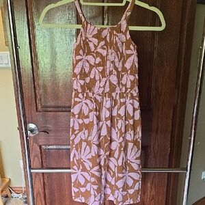 Carter's Pink and Brown Floral Dress
